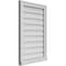 Ekena Millwork Vertical Surface Mount PVC Gable Vent w/ 2"W x 2"H , Brickmould Sill Frame, 20"W x 30"H GVPVE20X3003SN - alternate 5